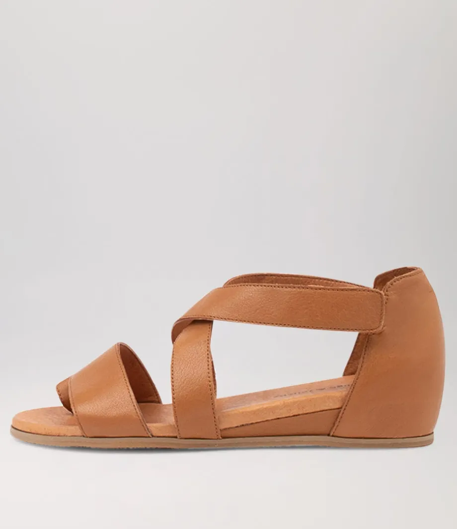 Haan Dark Tan Leather Sandals<DJANGO & JULIETTE Discount