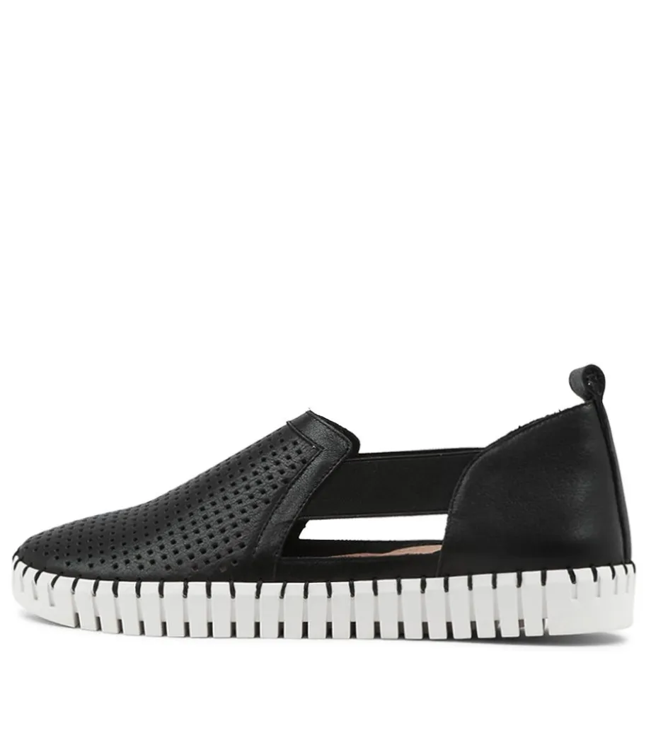 Habiki Black Leather Sneakers Ws<DJANGO & JULIETTE Sale