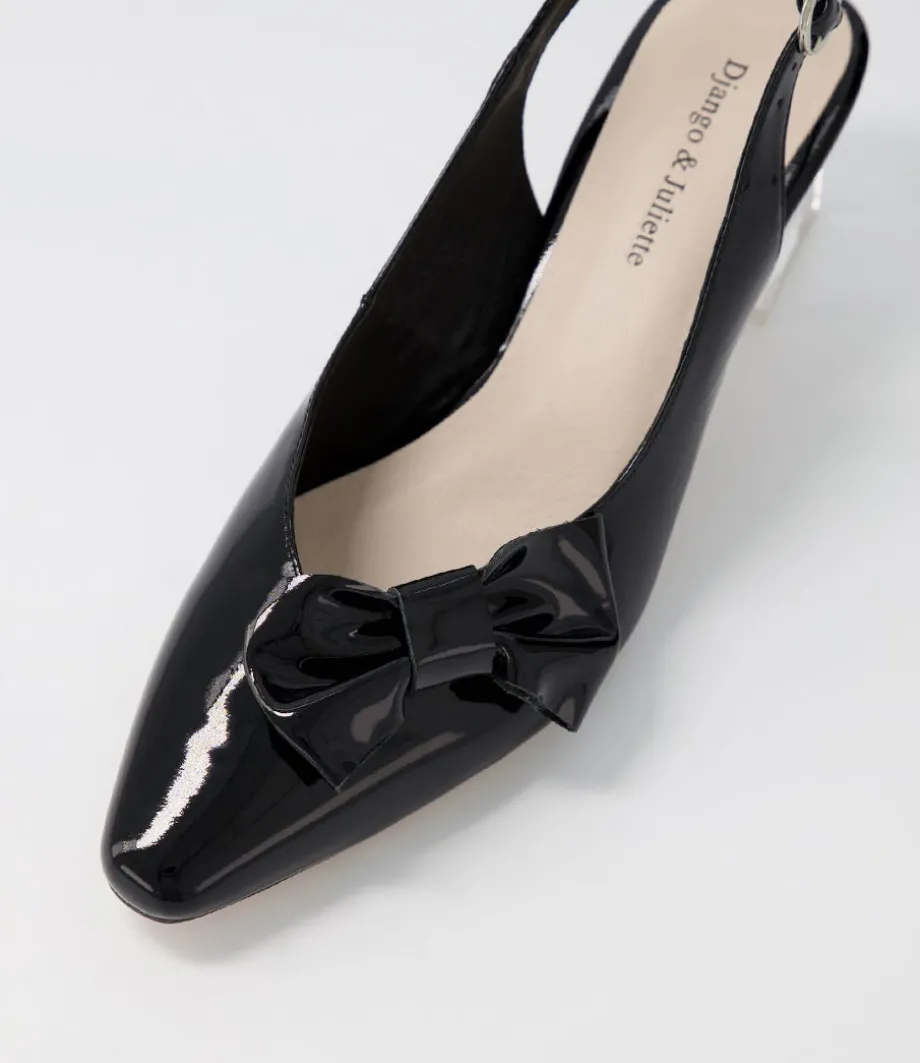 hadia_black_clear_heel_patent_leather_heels_3.webp Hadia Black Clear Heel Patent Leather Heels<DJANGO & JULIETTE Clearance