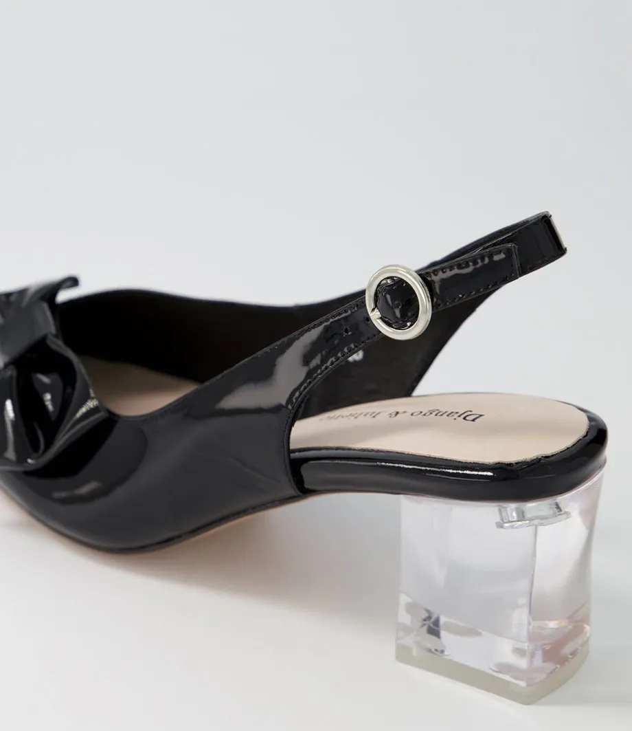 hadia_black_clear_heel_patent_leather_heels_4.webp Hadia Black Clear Heel Patent Leather Heels<DJANGO & JULIETTE Clearance