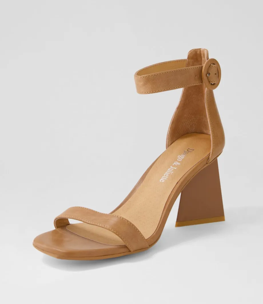 Haidar Tan Leather Sandals<DJANGO & JULIETTE Cheap