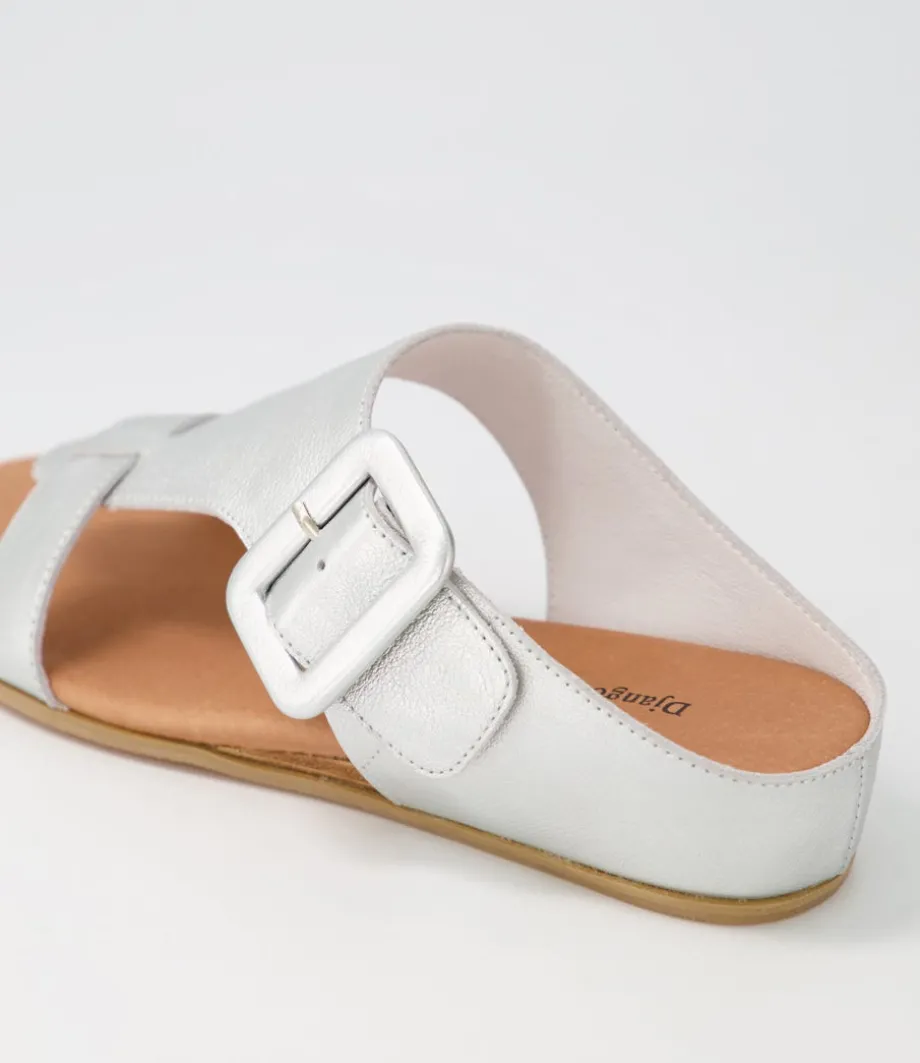 halle_silver_leather_slides_4.webp Halle Silver Leather Slides<DJANGO & JULIETTE Best