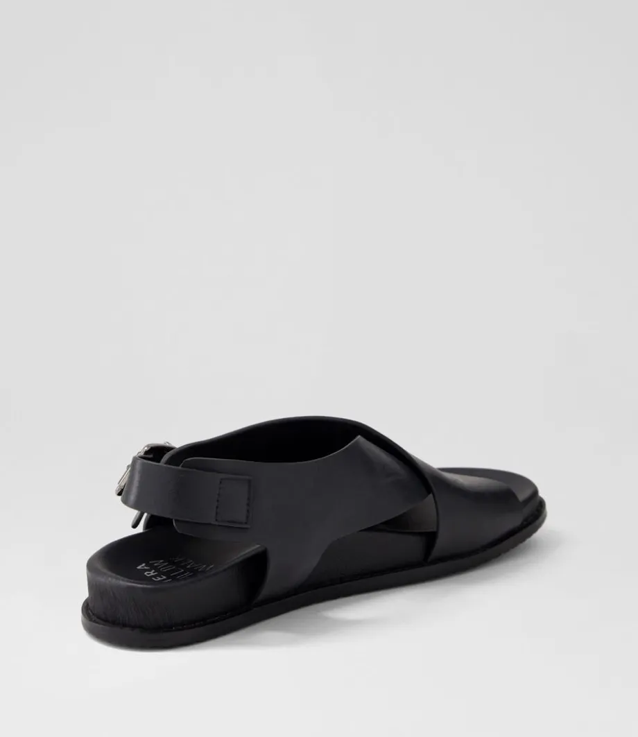 hanako_w_black_leather_sandals_2.webp Hanako W Black Leather Sandals<ZIERA Cheap