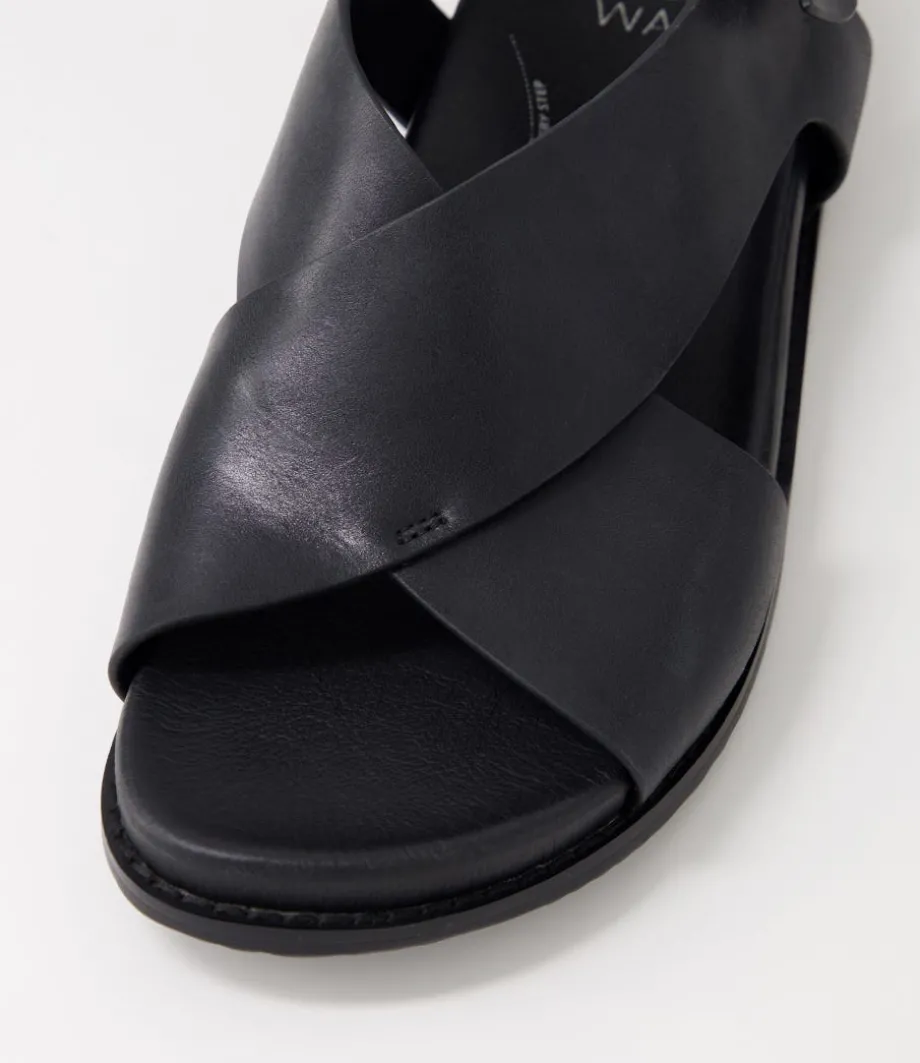 hanako_w_black_leather_sandals_3.webp Hanako W Black Leather Sandals<ZIERA Cheap