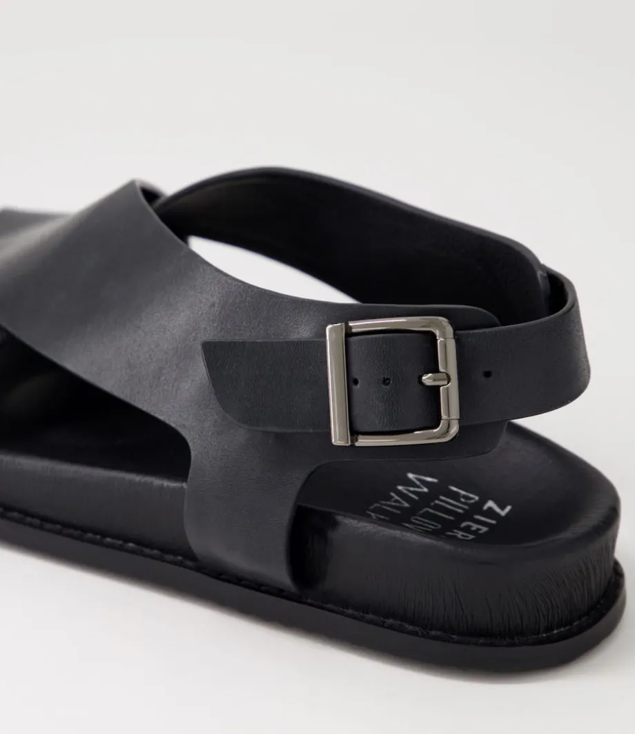 hanako_w_black_leather_sandals_4.webp Hanako W Black Leather Sandals<ZIERA Cheap