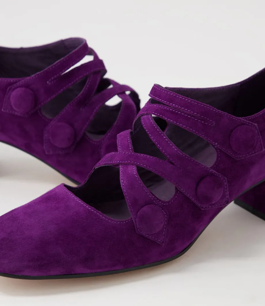 hannon_purple_suede_heels_4.webp Hannon Purple Suede Heels<DJANGO & JULIETTE Online