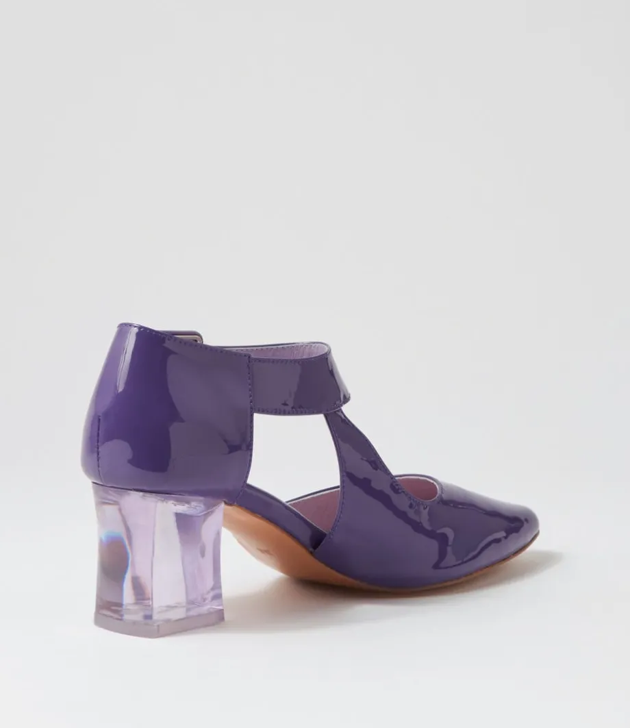 happie_purple_patent_leather_heels_2.webp Happie Purple Patent Leather Heels<DJANGO & JULIETTE Store