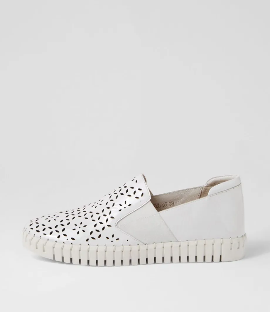 Harel White Patent Leather Sneakers<DJANGO & JULIETTE Flash Sale