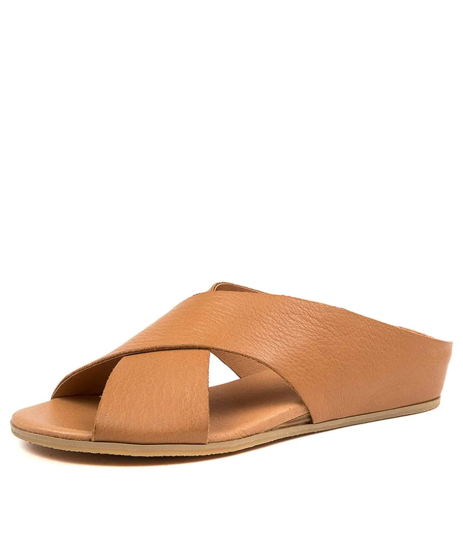 Harli Dk Tan Leather<DJANGO & JULIETTE Best Sale