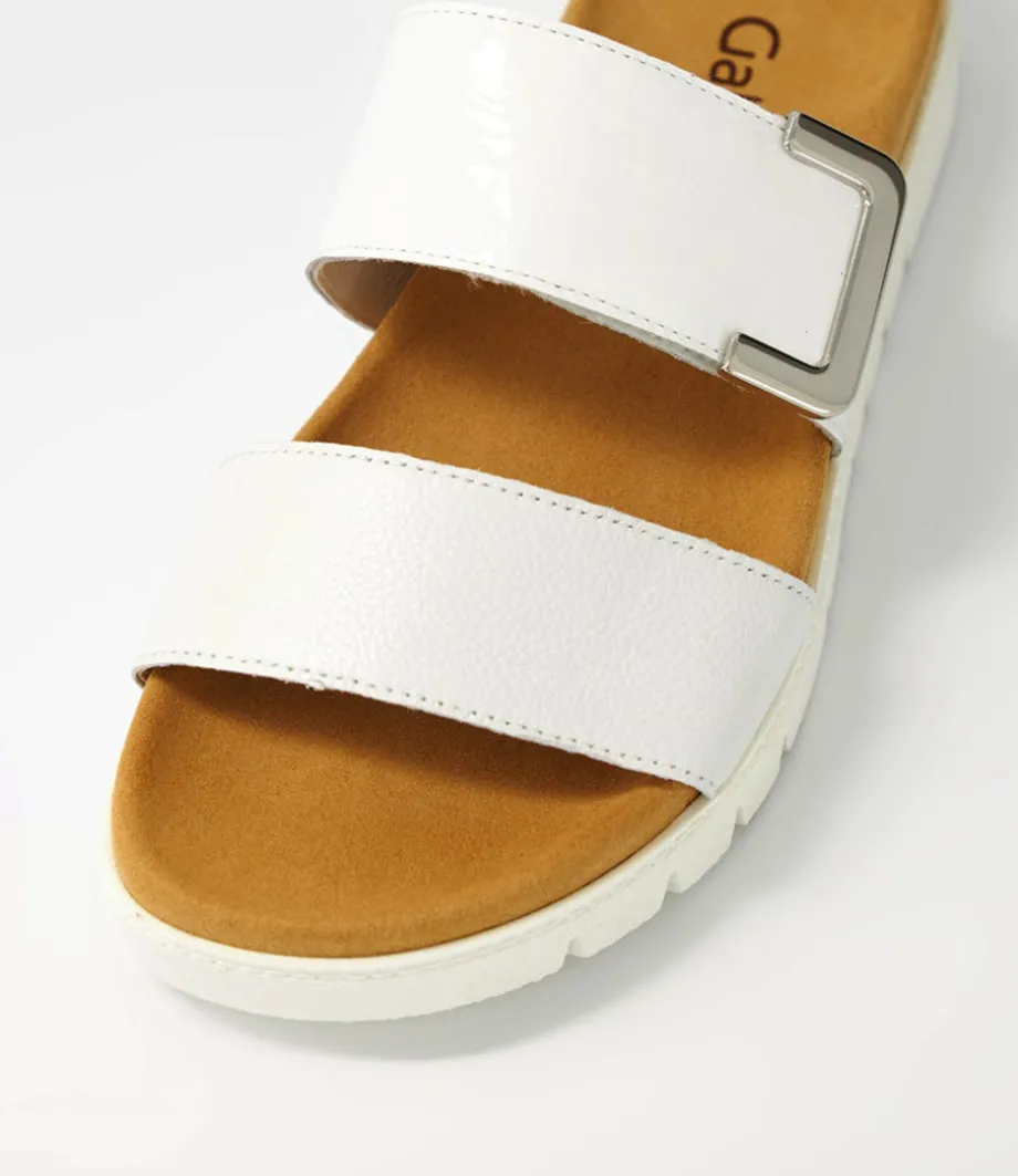 harper_weiss_patent_leather_slides_3.webp Harper Weiss Patent Leather Slides<GABOR Sale