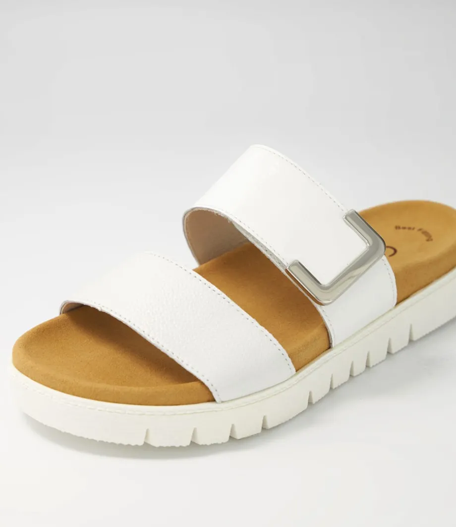 harper_weiss_patent_leather_slides_4.webp Harper Weiss Patent Leather Slides<GABOR Sale