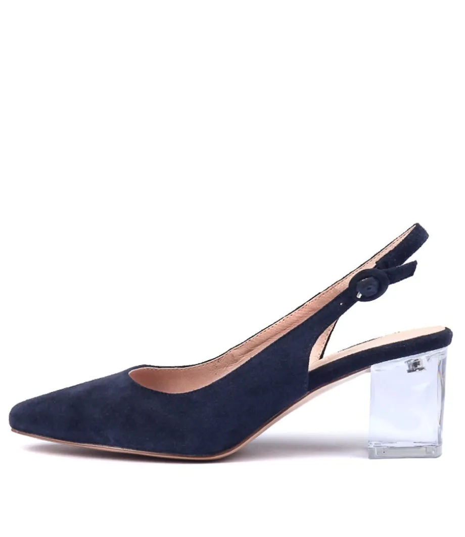 Hinnis Navy Suede<DJANGO & JULIETTE Shop