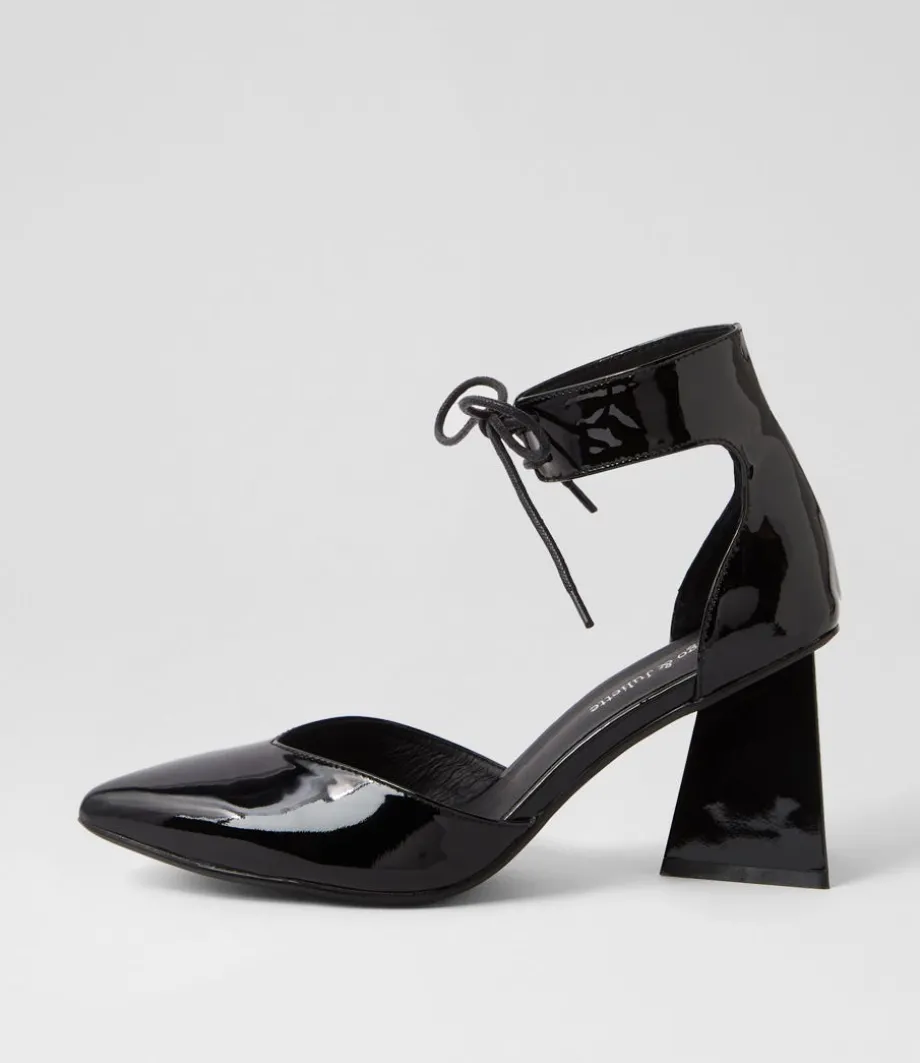 Hitany Black Patent Leather Heels<DJANGO & JULIETTE Hot