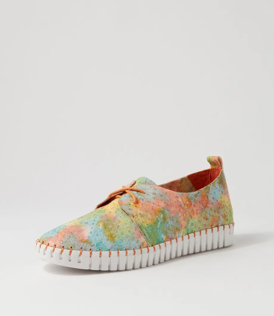 Huskies Paint White Pony Sneakers<DJANGO & JULIETTE Cheap