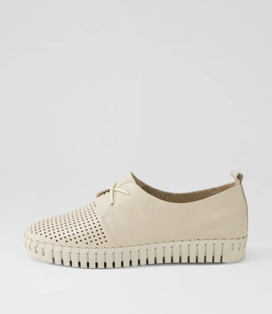 Huston Almond Leather Sneakers<DJANGO & JULIETTE Outlet