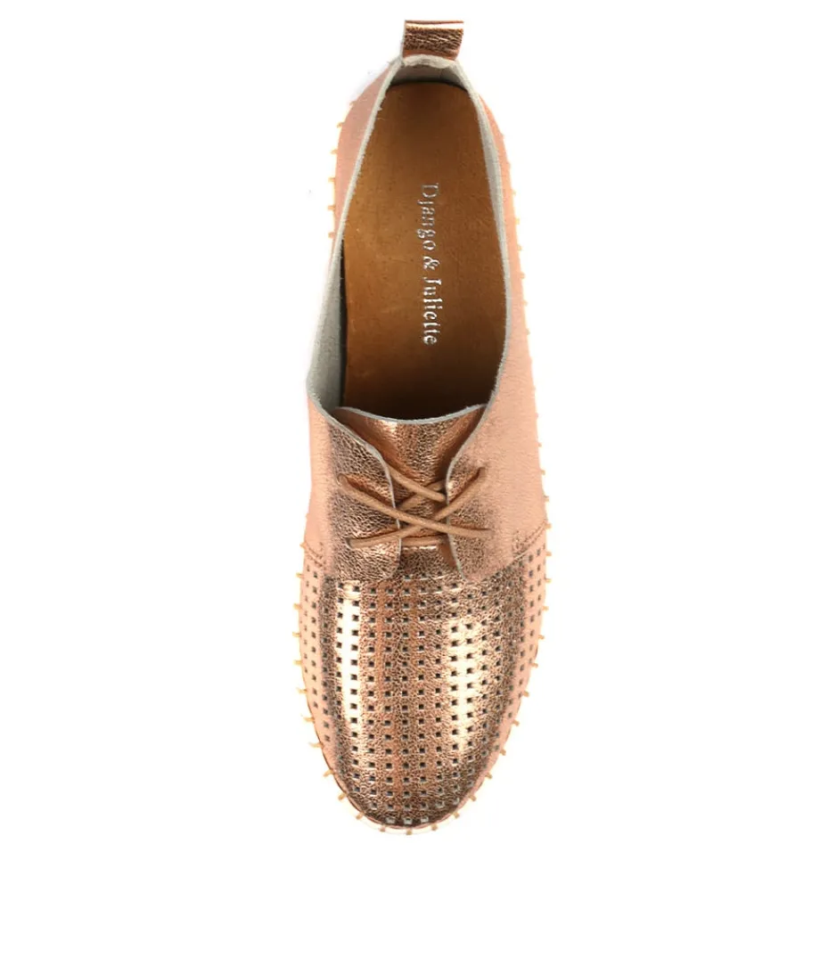 huston_rose_gold_leather_4.webp Huston Rose Gold Leather<DJANGO & JULIETTE Clearance