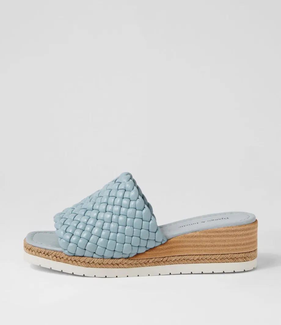 Idalis Denim Leather Sandals<DJANGO & JULIETTE Shop