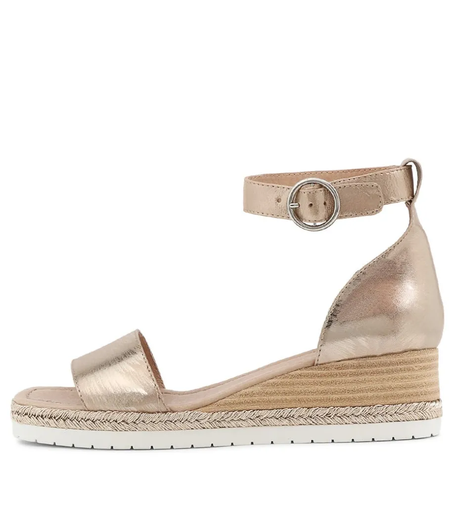 Idola Platino Scratch Leather Sandals<DJANGO & JULIETTE Sale