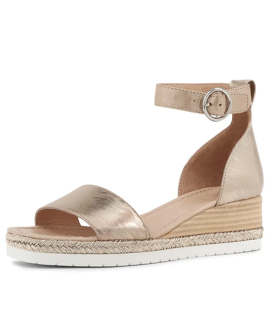 Idola Platino Scratch Leather Sandals<DJANGO & JULIETTE Sale