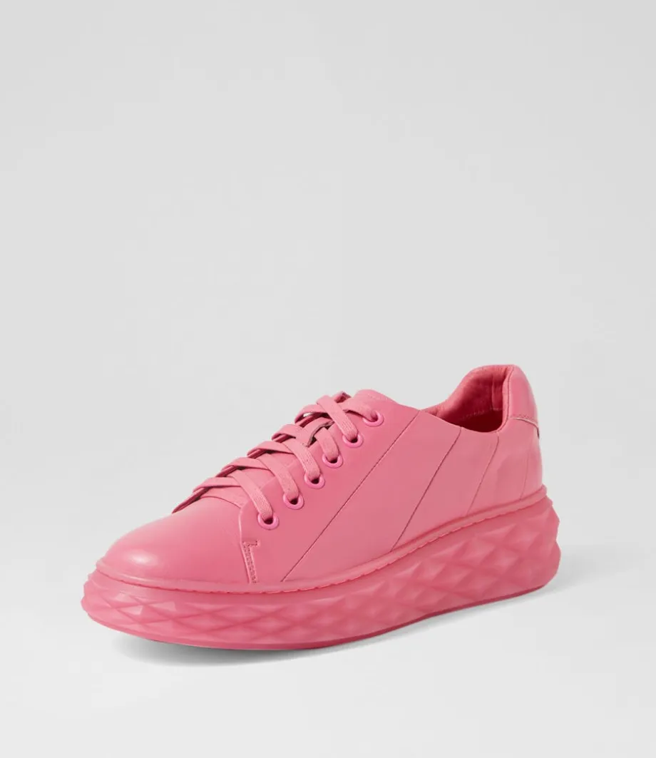 Irsia New Pink Leather Sneakers<TOP END Fashion