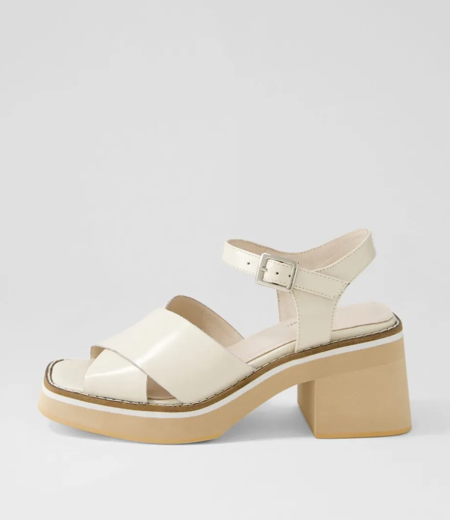Jemi Vanilla Box Leather Sandals<DJANGO & JULIETTE Shop