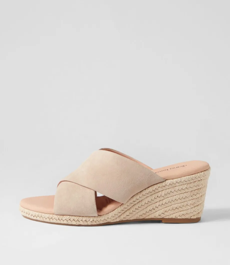 Jinna Stone Suede Sandals<DIANA FERRARI Cheap