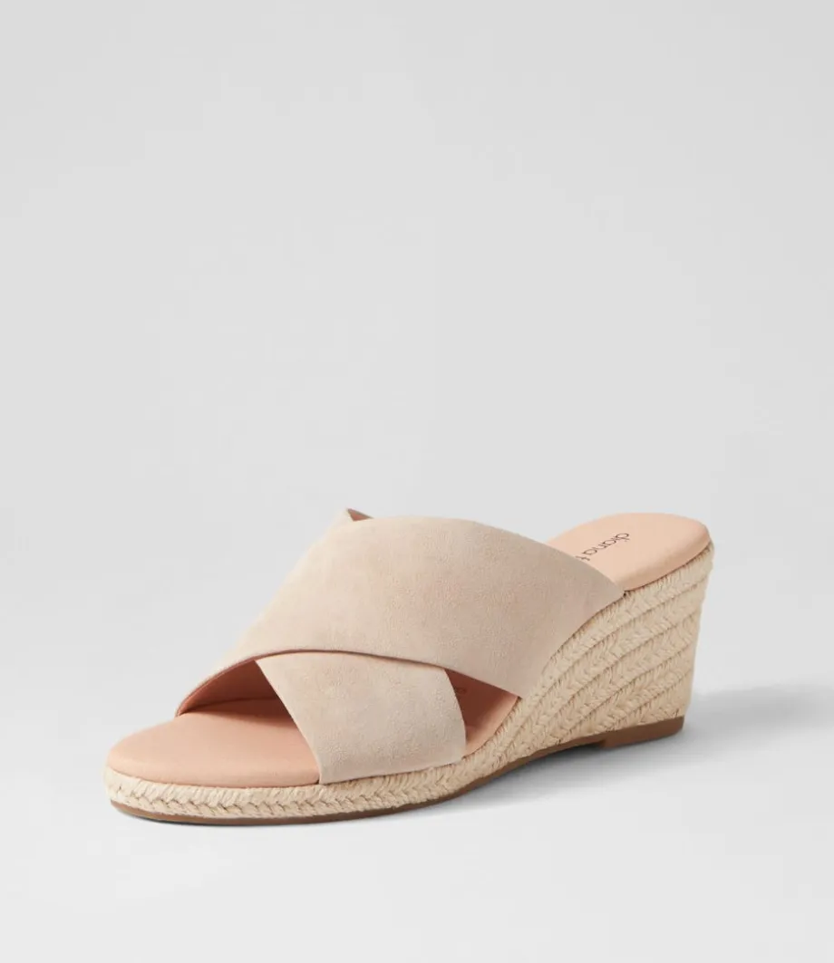 Jinna Stone Suede Sandals<DIANA FERRARI Cheap