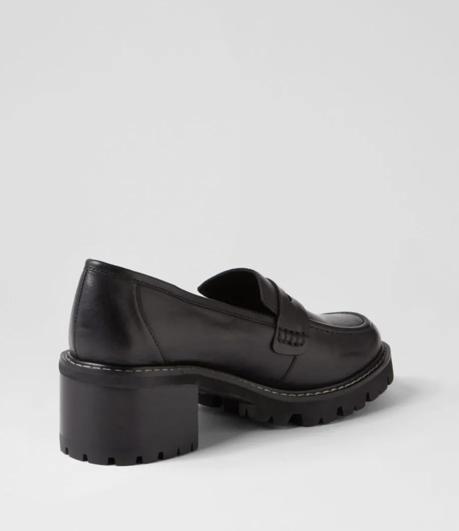 jinnah_black_leather_heels_2.webp Jinnah Black Leather Heels<TOP END Fashion