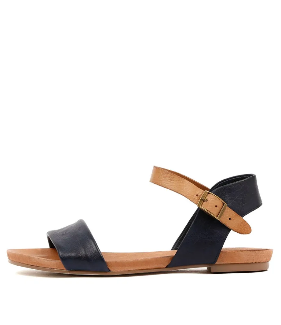 Jinnit Navy Tan Leather<DJANGO & JULIETTE Best Sale