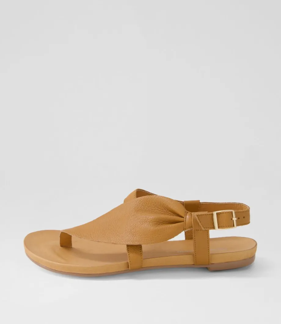 Jojos Dark Tan Leather Sandals<DJANGO & JULIETTE Clearance
