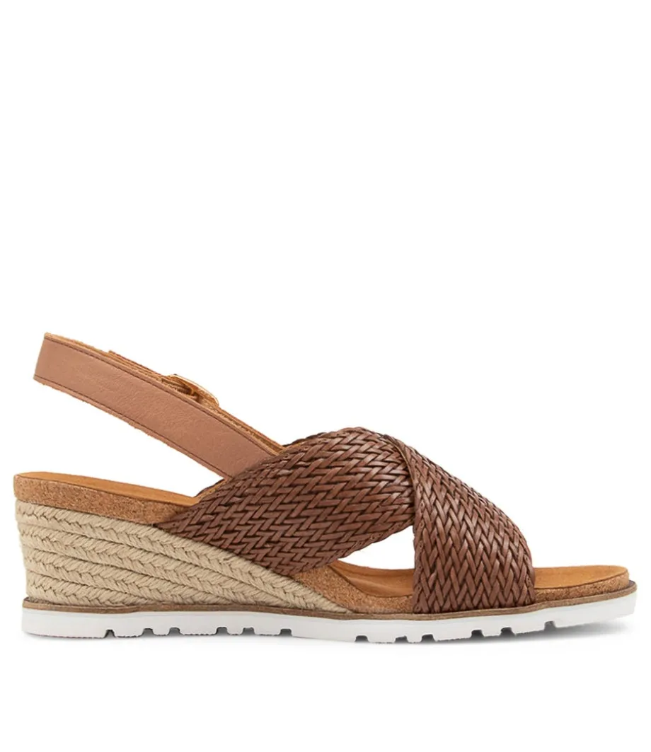 kaeme_w_cognac_weave_leather_sandals_3.webp Kaeme W Cognac Weave Leather Sandals<ZIERA Store