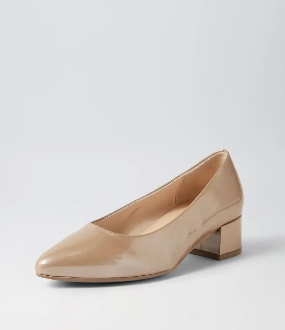 Kaja Nude Leather Heels<GABOR Best Sale