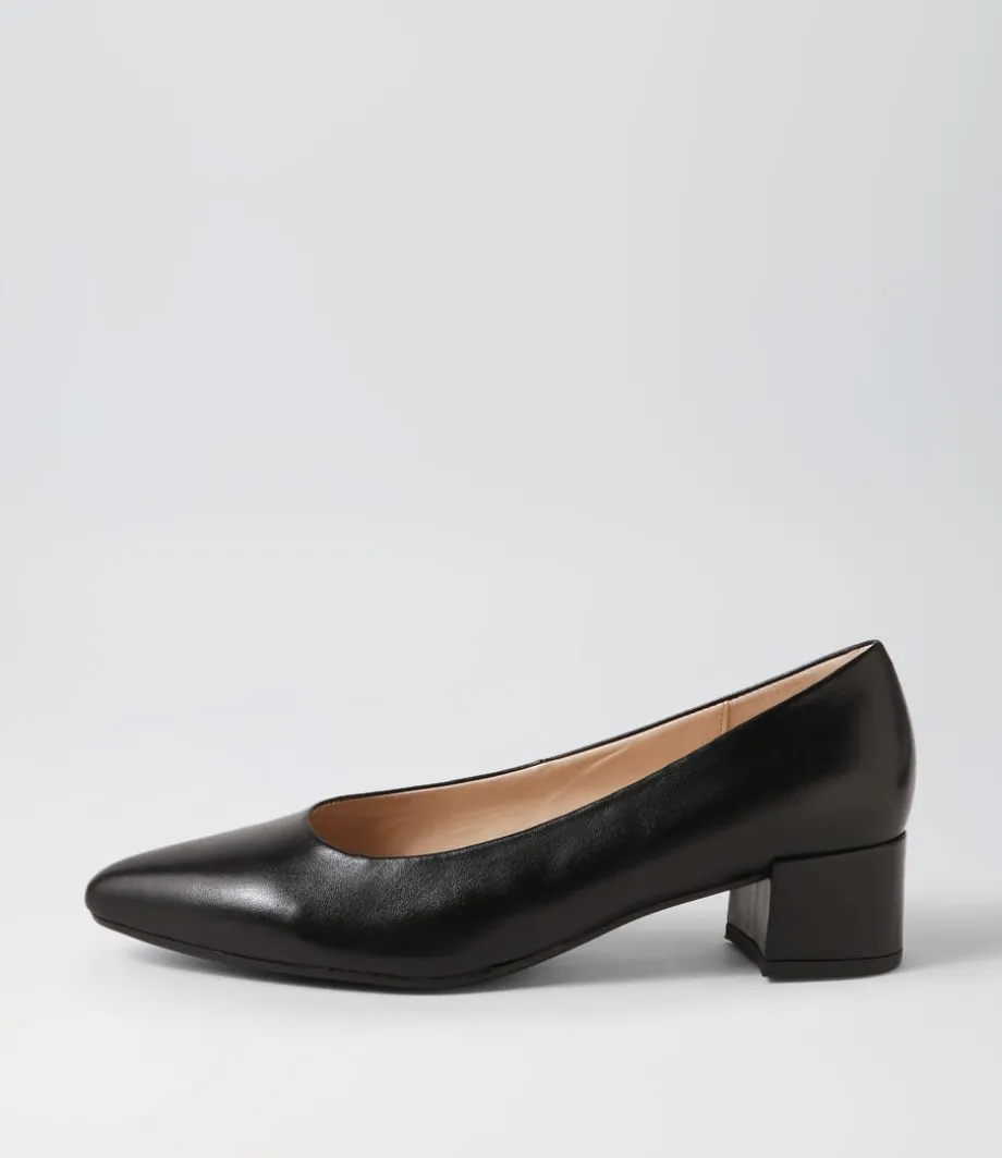 Kaja Schwartz Leather Heels<GABOR Cheap