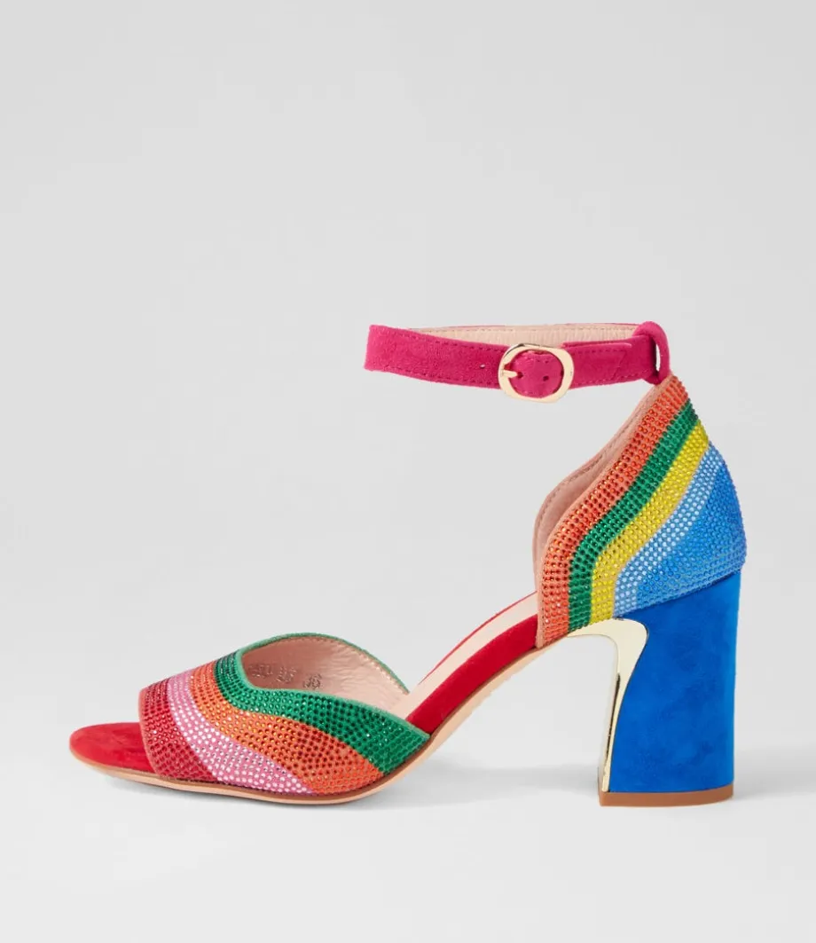 Kalino Bright Multi Sandals<DJANGO & JULIETTE Cheap