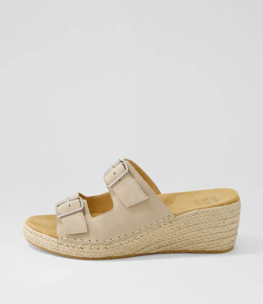 Kamera Xw Taupe Suede Sandals<ZIERA Discount