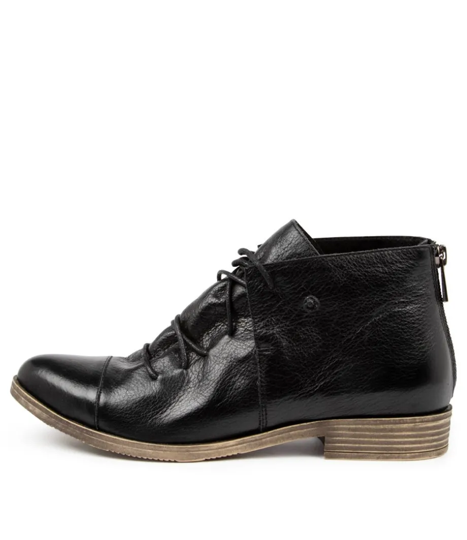 Kayley Black Leather<DJANGO & JULIETTE Flash Sale
