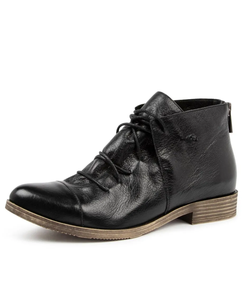 Kayley Black Leather<DJANGO & JULIETTE Flash Sale