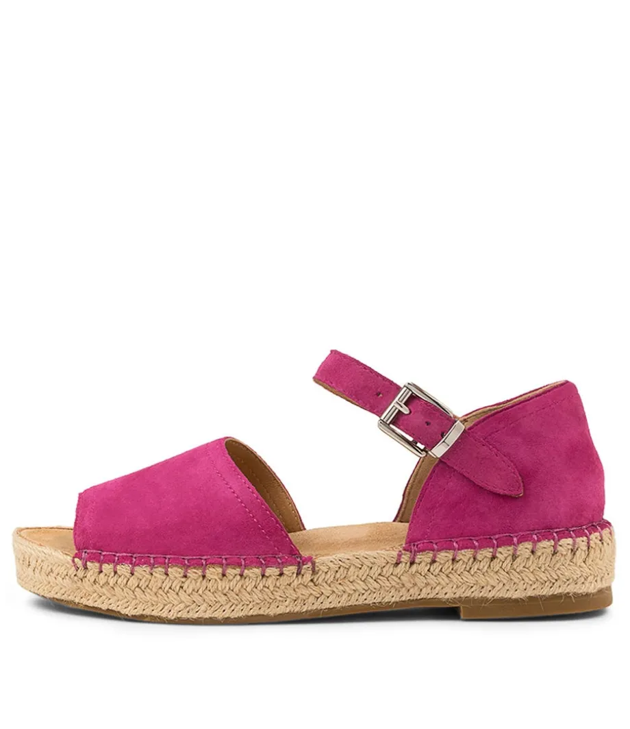Kaylie W Fuchsia Suede<ZIERA Cheap