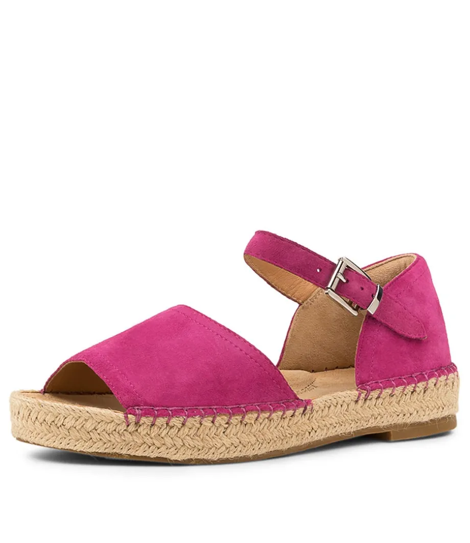 Kaylie W Fuchsia Suede<ZIERA Cheap