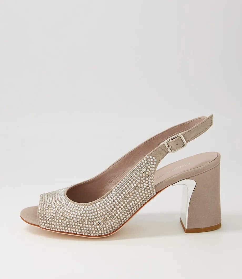 Kerry Light Pewter Shimmer Multi Sandals<DJANGO & JULIETTE Shop