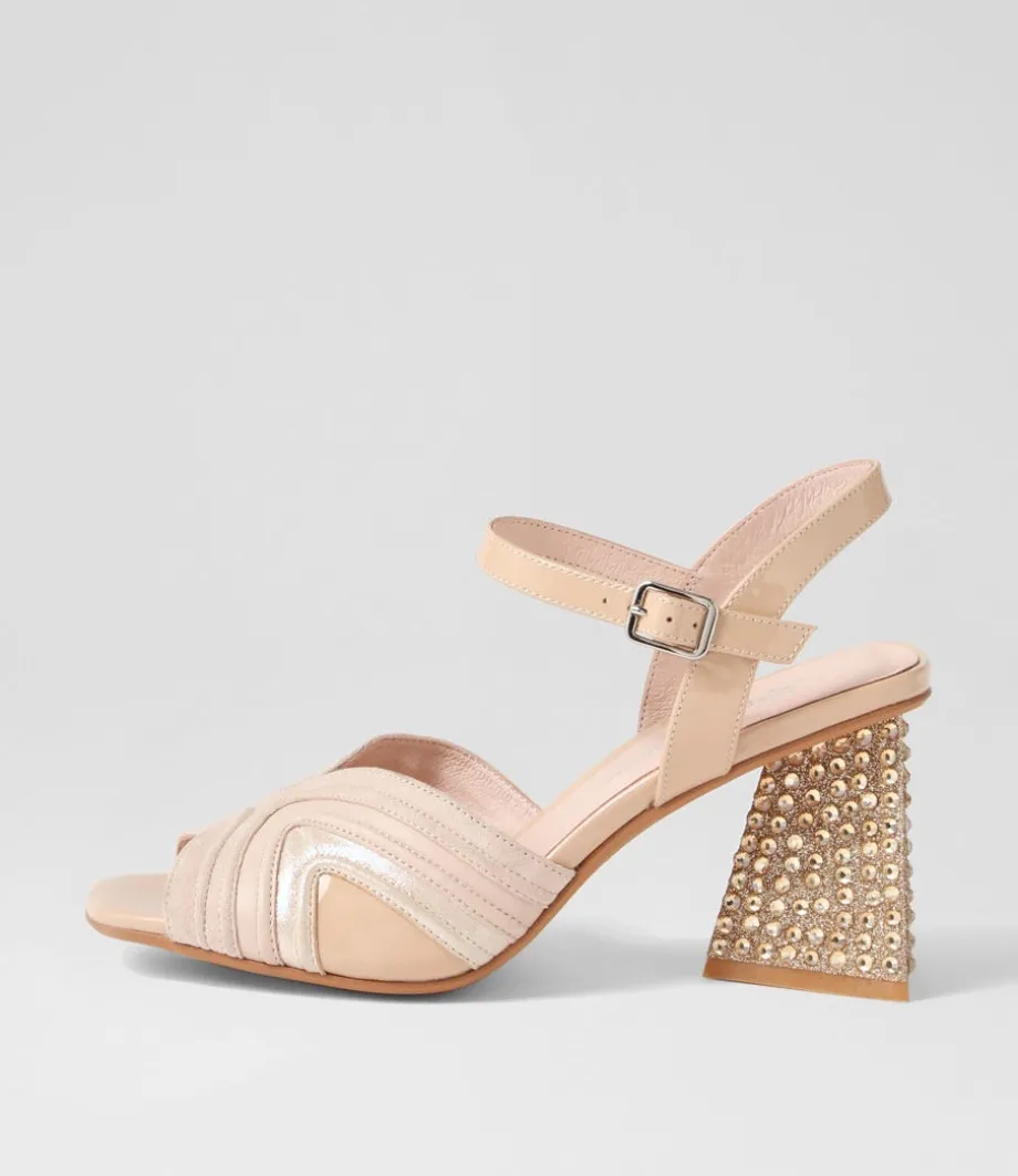 Lansion Nude Multi Sandals<DJANGO & JULIETTE Cheap