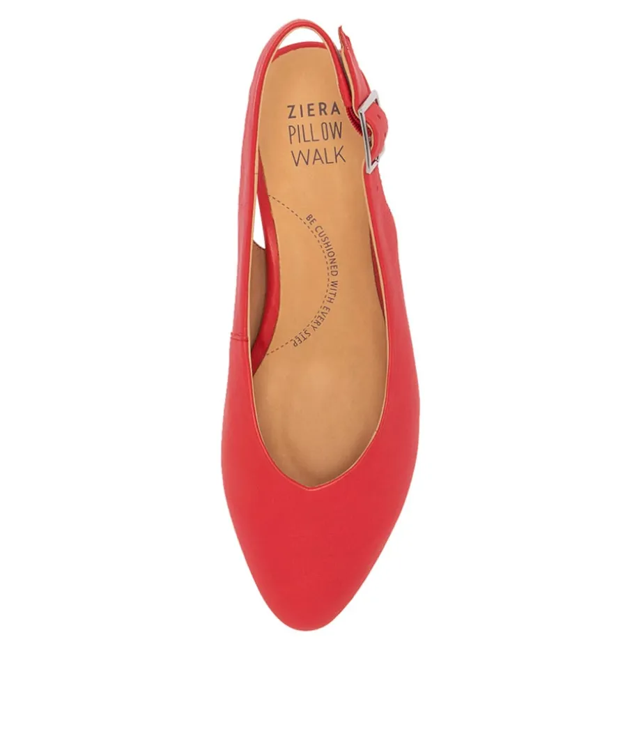 lisa_w_red_leather_flat_shoes_4.webp Lisa W Red Leather Flat Shoes<ZIERA Best Sale