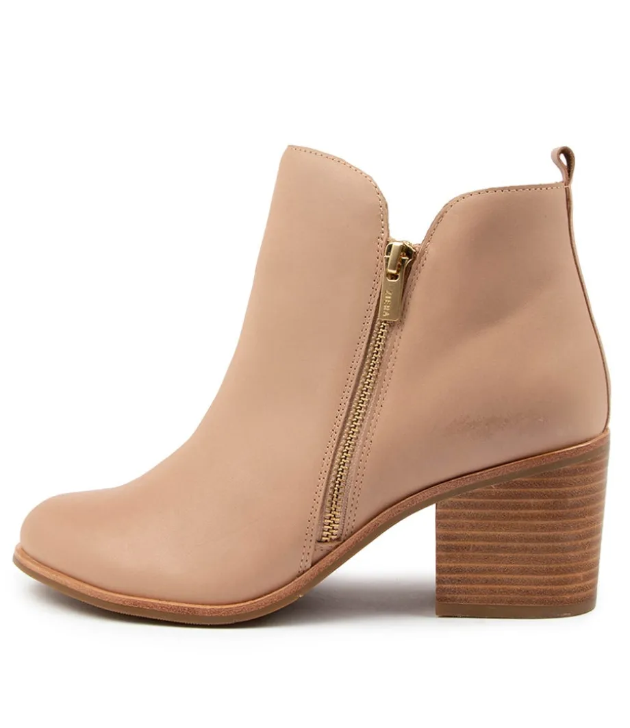 Livia W Cafe Leather<ZIERA Cheap