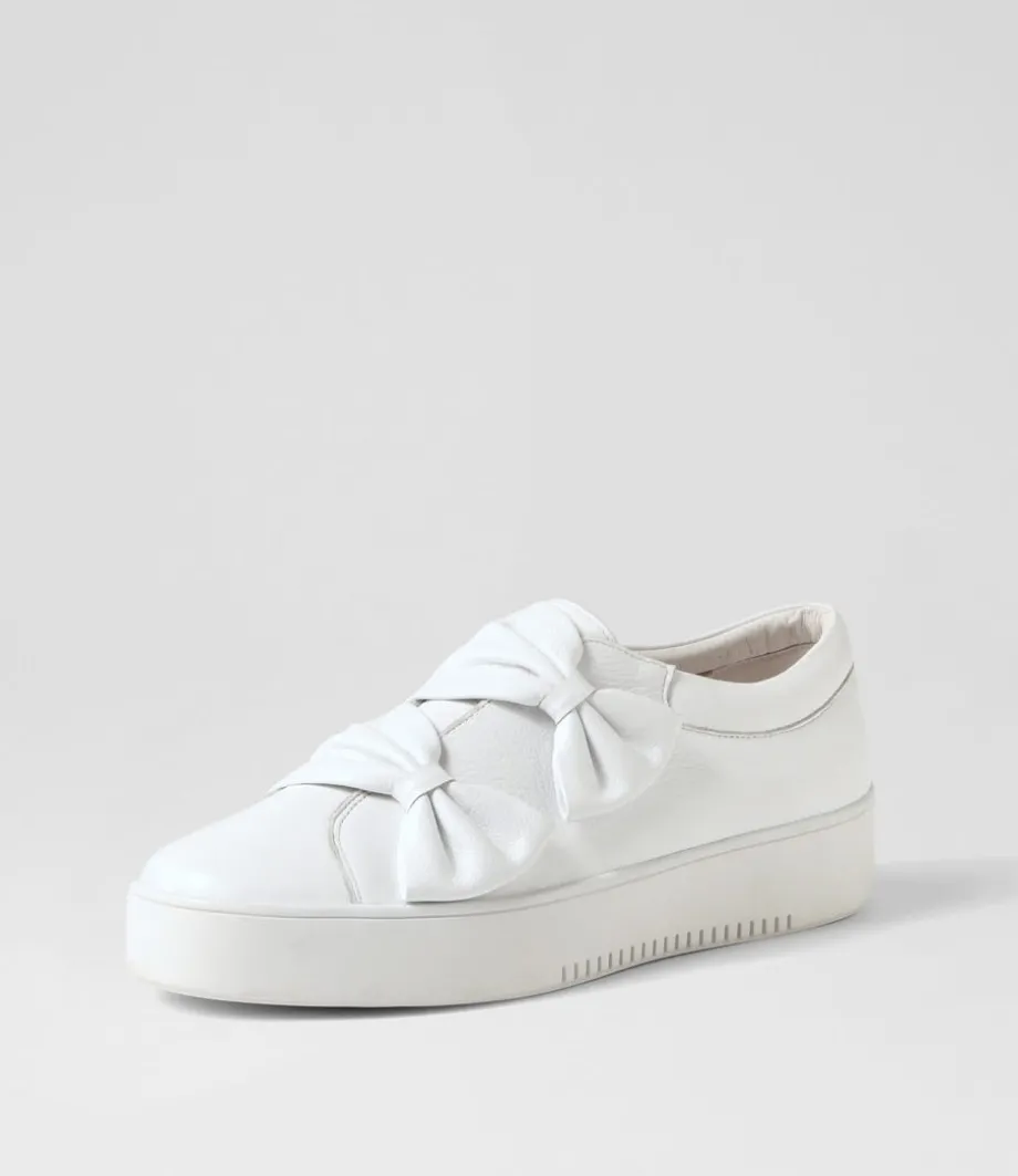 Loja White Leather Patent Sneakers<DJANGO & JULIETTE New
