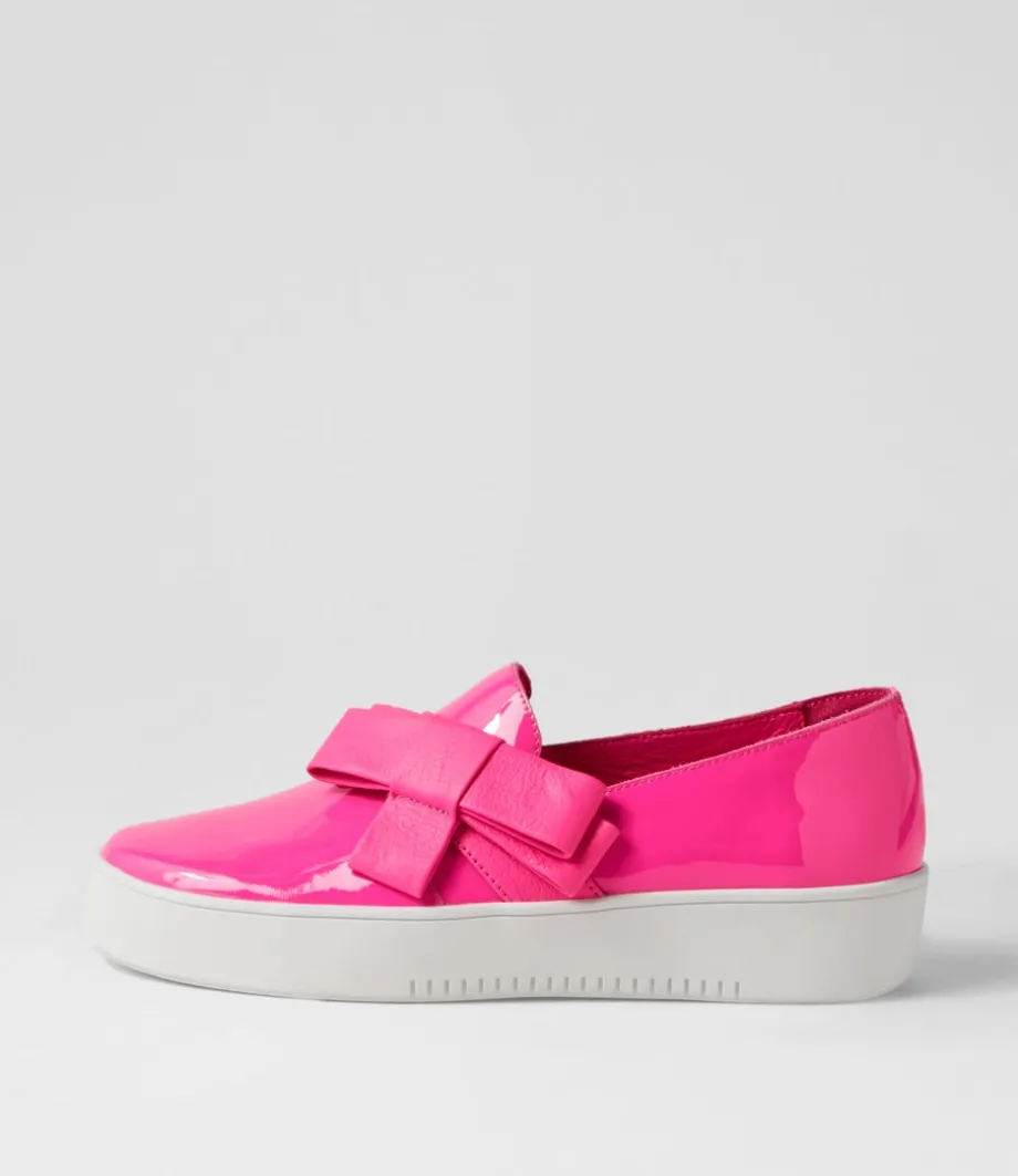 Lokki Hot Pink Patent Leather Sneakers<DJANGO & JULIETTE Flash Sale