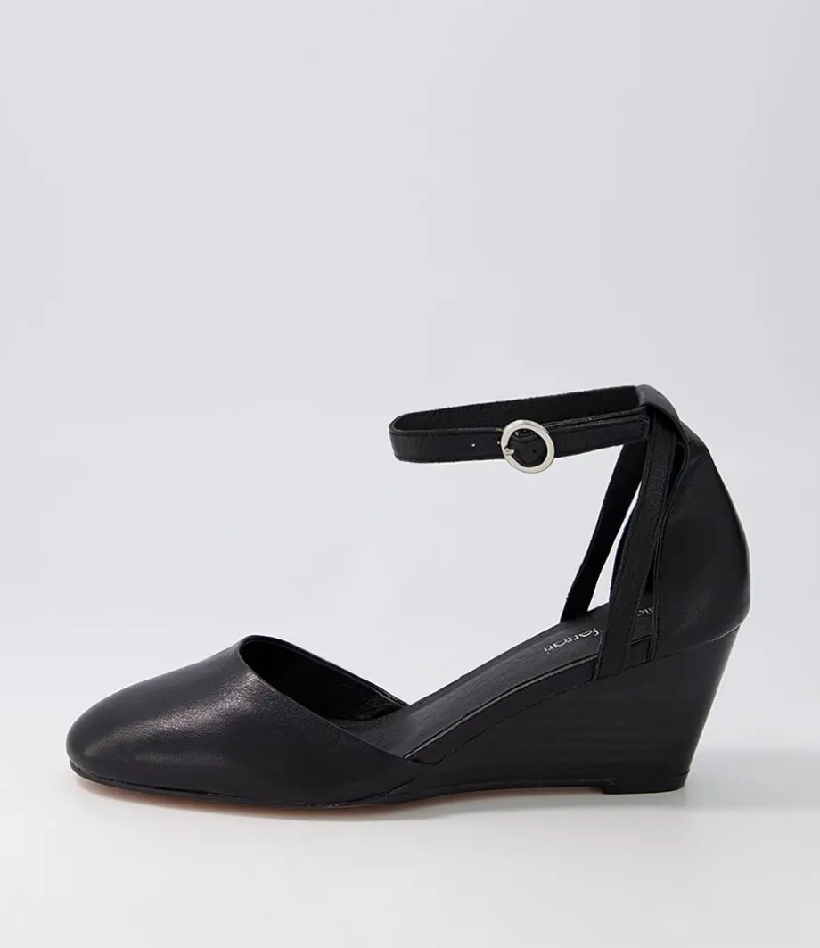 Lorelei Black Leather Heels<DIANA FERRARI Outlet