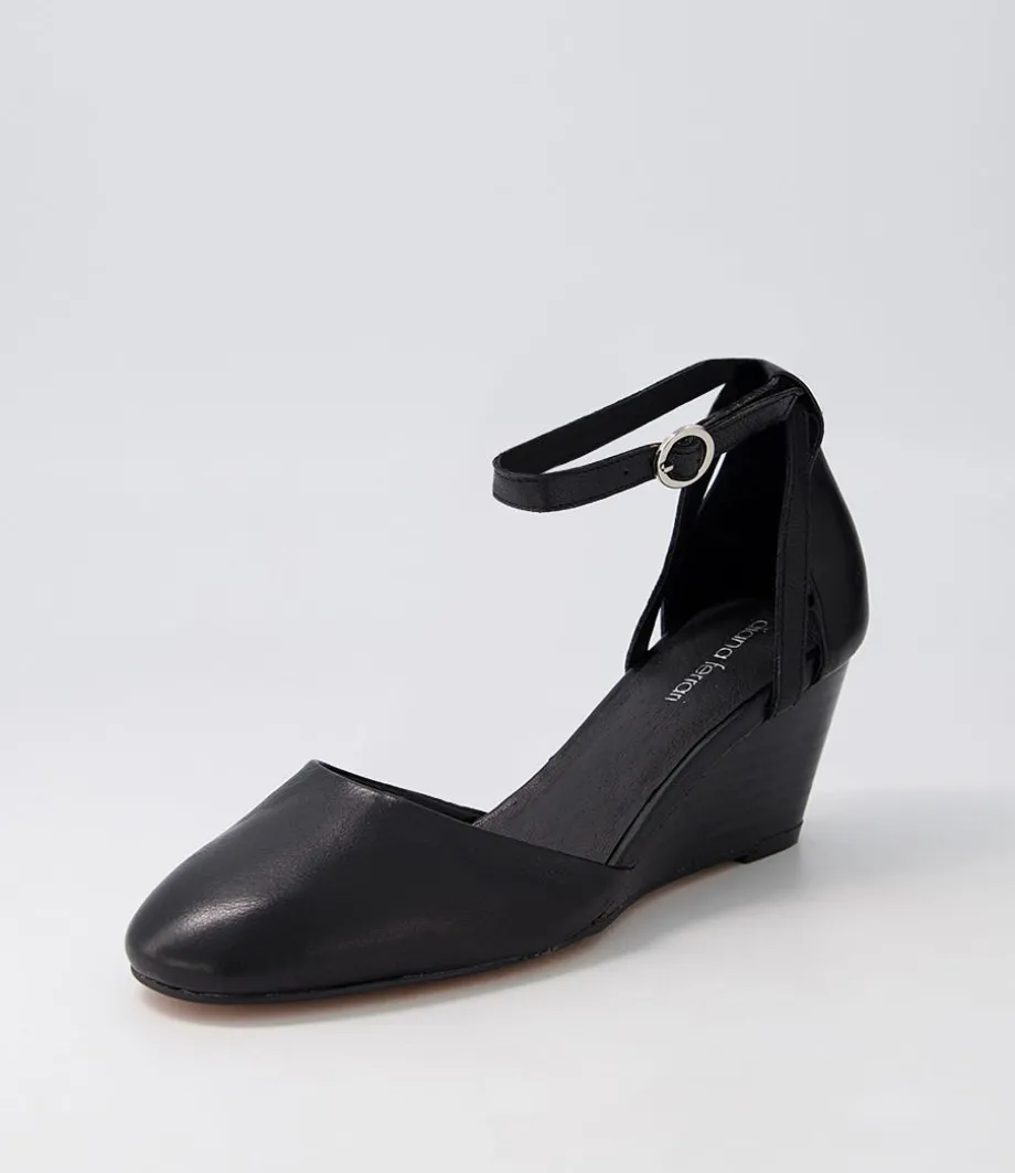 Lorelei Black Leather Heels<DIANA FERRARI Outlet
