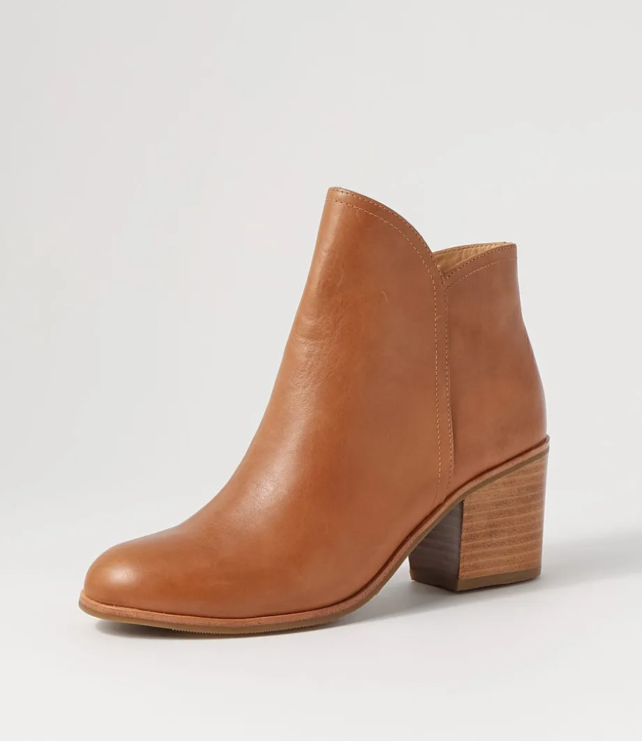 luben_w_tan_leather_ankle_boots_1.webp Luben W Tan Leather Ankle Boots<ZIERA Best Sale