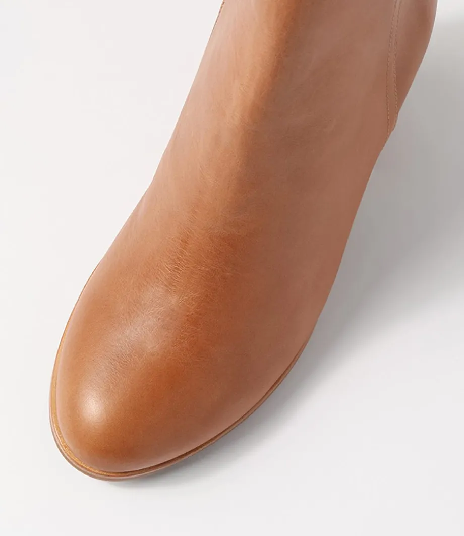 luben_w_tan_leather_ankle_boots_3.webp Luben W Tan Leather Ankle Boots<ZIERA Best Sale