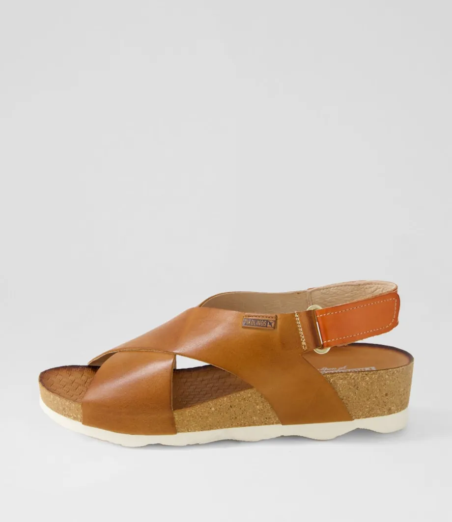 Mahon 12 Brandy Leather Sandals<PIKOLINOS Store